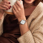 Burei Women Watches Simple Leather Strap Watch Analog Quartz Watches Small Thin Ladies Watch Bracelet Band Wristwatch, Gifts For Women