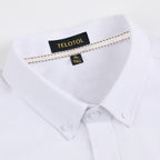 Men'S Oxford Dress Shirt Short Sleeve Button Down Shirts Business Casual With Chest Pocket For Gifts