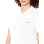 Women's 5-Button Short Sleeve Breathable 100% Cotton Polo Shirt