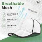 Unisex Breathable Quick Dry Mesh Baseball Cap Running Hat