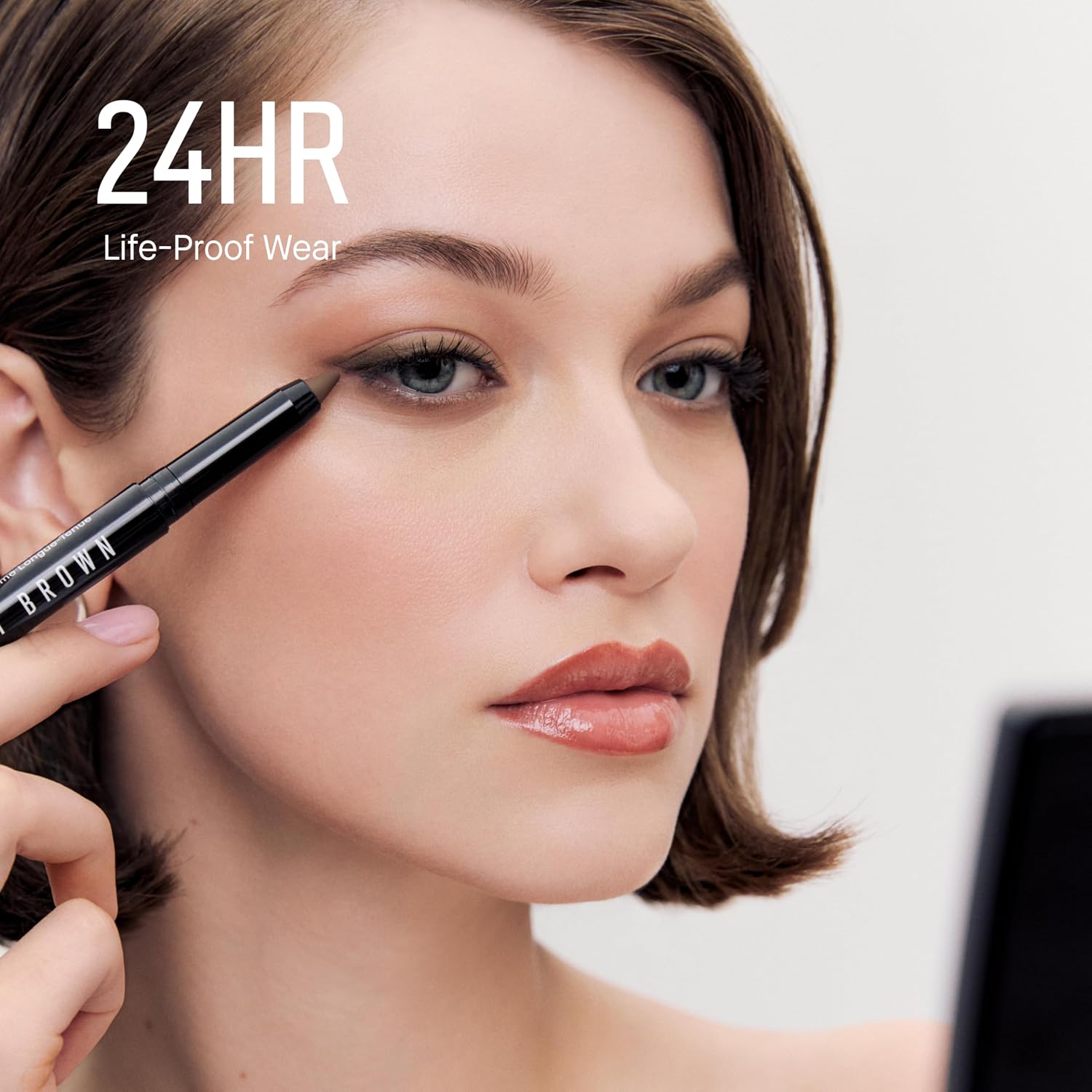 Bobbi Brown Long-Wear Cream Liner Stick | 24-Hour Waterproof, Smudge-Proof Eyeliner With Fine Tip And Built-In Sharpener | Creamy Matte Finish For Smokey Eye Makeup