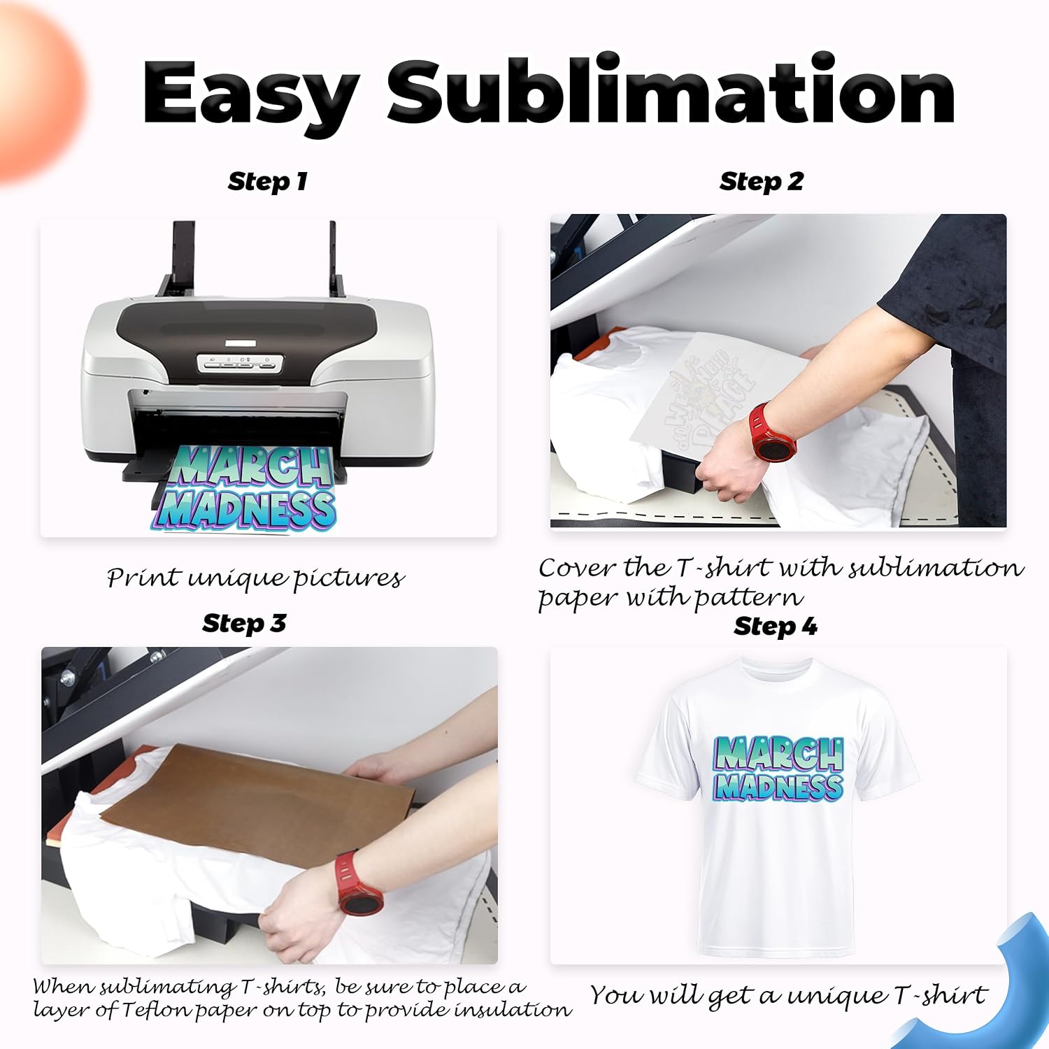 Joyclub White T Shirts Polyester Bulk Sublimation Blanks Wholesale Unisex Crew Neck Short Sleeve For Heat Transfer