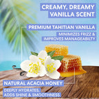 Palmer'S Cocoa Butter Formula, Tahitian Vanilla Leave In Conditioner Spray, (8.5 Fl Oz), Hydrating Hair Detangler With Acacia Honey & Vitamin E, Heat Protectant, Frizz Control & Long-Lasting Moisture