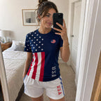Men'S National Flag Soccer T Shirt And Shorts Set Nation Pride Athletic Sportswear Match Day Fan Lightweight Summer