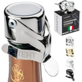 Champagne Stoppers - Patented Seal - Made In Italy - Professional Grade Waf Champagne Bottle Stopper - Prosecco, Cava, And Sparkling Wine Bottle Stopper