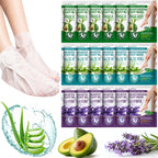 18 Pack Moisturizing Foot Mask, Hydrating Foot Masks for Dry Cracked Feet, Moisturizing Socks Dry Skin Moisturizer for Soft and Smooth Touch Feet, Foot Care Spa Gifts for Women Men Mothers Day Gifts