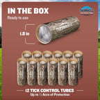 Thermacell Tick Control Tubes; 12 Per Box; No Spray, Easy-To-Use; Kills Ticks That May Carry Lyme Disease; Place In Backyard, Gardens Or Wooded Areas Twice A Year; Won'T Harm Kids, Pets Or Environment