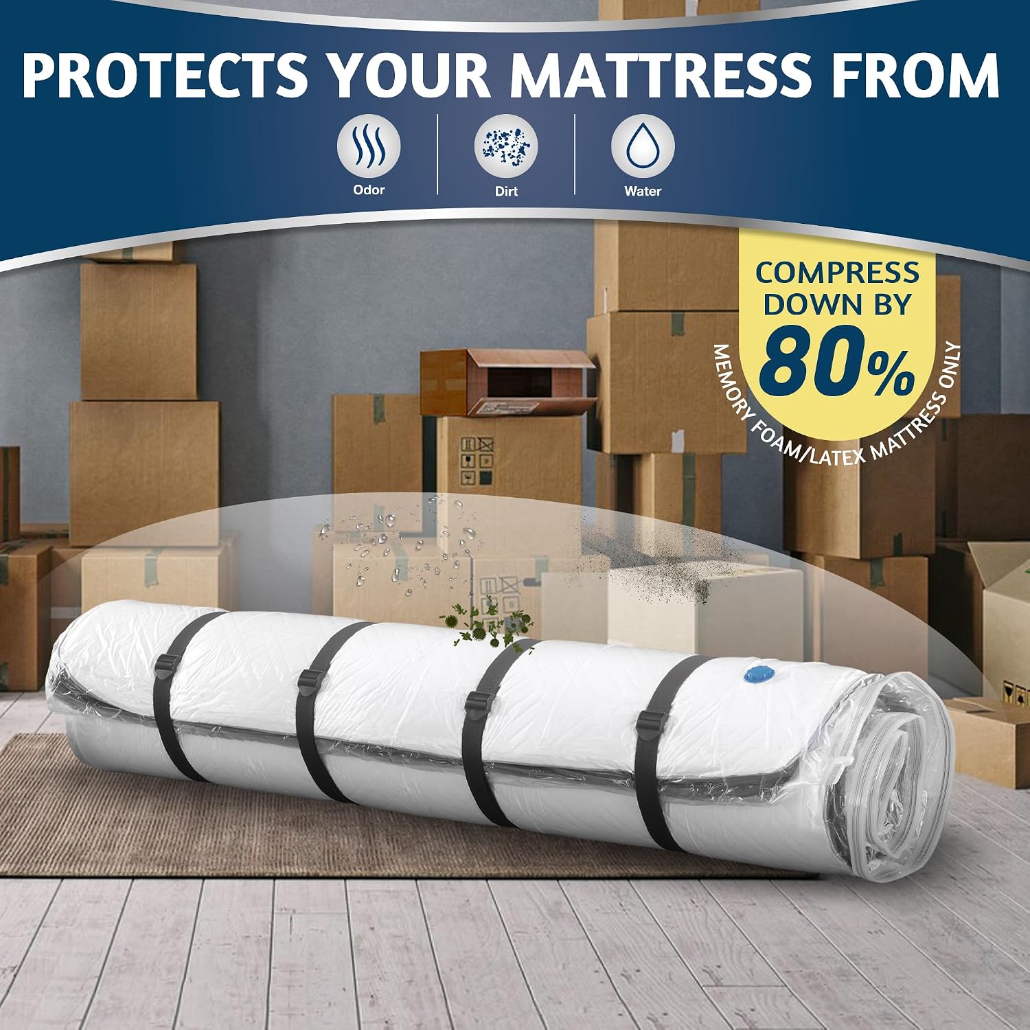 Vacuum Mattress Bag For Memory Foam And Latex