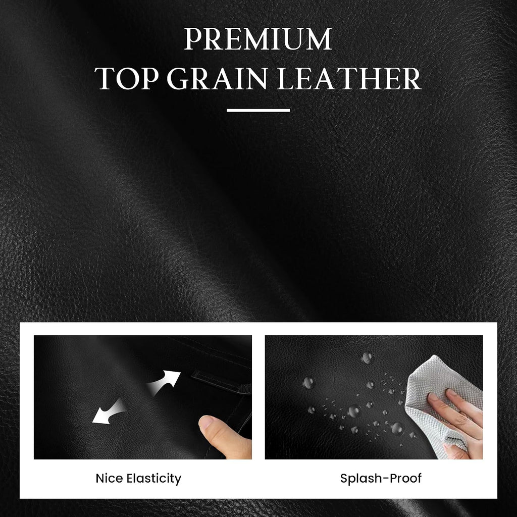 Befen Vintage Genuine Leather Work Tote Bag For Women Large Tote Bag With Zipper Leather Purse And Handbags With Compartment