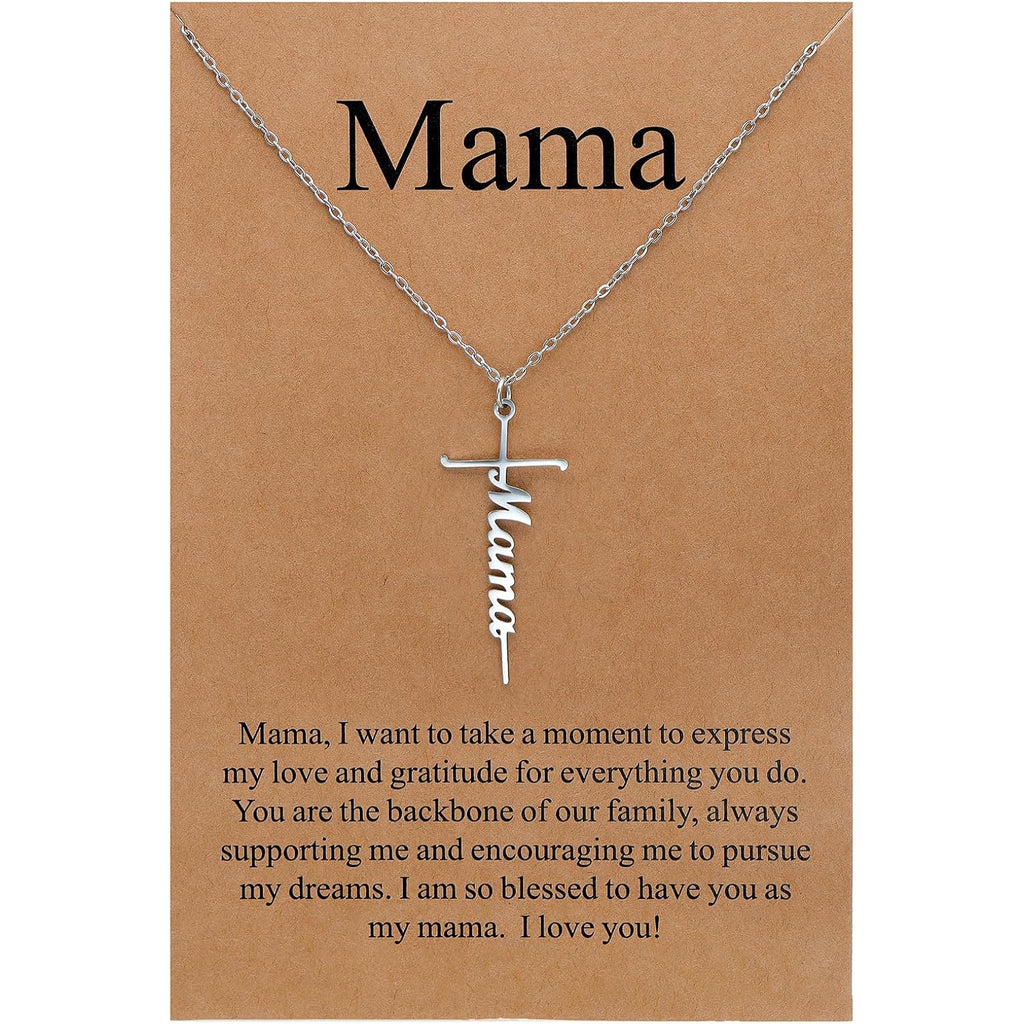 Lcherry Birthday Gifts for Grandma Mom Daughter Teacher Cross Necklace for Women Christian Necklaces Religious Gifts Jewelry for Women Mother's Day