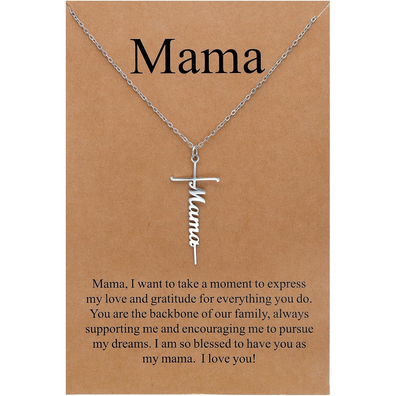 Lcherry Birthday Gifts for Grandma Mom Daughter Teacher Cross Necklace for Women Christian Necklaces Religious Gifts Jewelry for Women Mother's Day