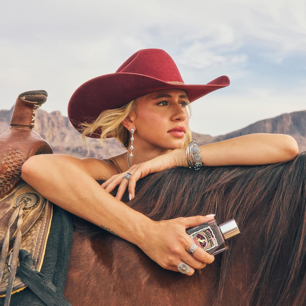 Tru Western Rodeo Soul Fearless Women’s Eau de Parfum Spray for Women, Ruby Cactus Chocolate, Coconut Milk, Desert Jasmine, Pink Moss & Sandalwood, 3.4 fl oz (100 ml)