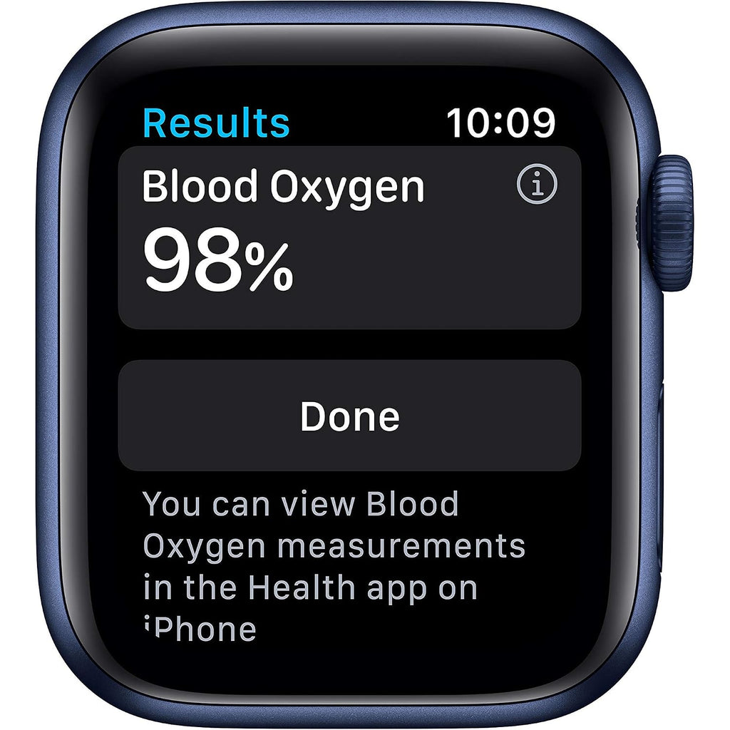 Apple Watch Series 6 (Gps, 40Mm) - Blue Aluminum Case With Deep Navy Sport Band (Renewed)