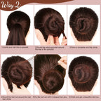 Fandamei Hair Accessories Set: 20Pcs Mesh Hair Nets Invisible And 40Pcs U Shaped Hair Pins For Women, Girls, Ballet Bun Maker & Dance (Hair Nets- 20 Inch(50Cm), Hair Pins- 2.4 Inch(6Cm)), Brown