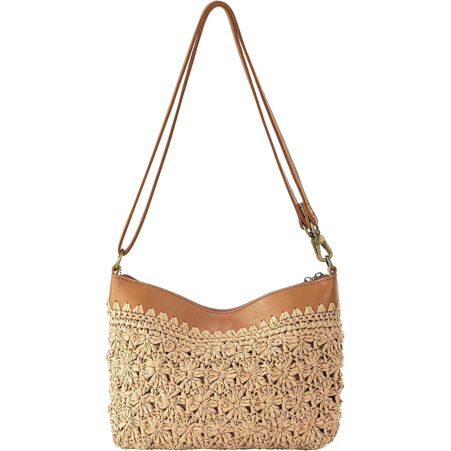 The Sak Lumi Convertible Crossbody Purse - Women'S Handbag For Everyday & Travel, 3-In-1 Small Crossbody In Crochet & Leather