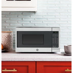 Ge Countertop Microwave, 700 Watt 0.7 Cu. Ft., Stainless Steel, Gcst07N1Wss | 4 Convenience Cook Settings, One-Touch Controls, Child Lock Technology, Glass Turntable, For Kitchen, Dorm, Office, Apartment