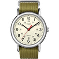 Timex Weekender 38Mm Unisex Analog Watch | Indiglo Backlight | Adjustable Durable Nylon Fabric Slip Through Strap | 24 Hour Time