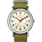 Timex Weekender 38Mm Unisex Analog Watch | Indiglo Backlight | Adjustable Durable Nylon Fabric Slip Through Strap | 24 Hour Time