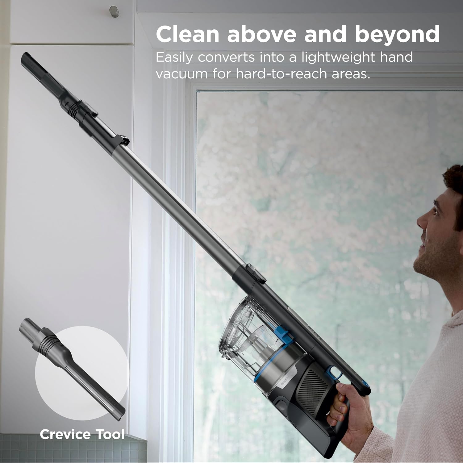 Shark Powerpro Reveal Plus Cordless Vacuum Cleaner - Charcoal - Iz376H