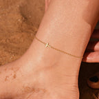Anklets for Women 14K Gold Plated Anklets Waterproof Ankle Bracelets for Women Silver Ankle Bracelet Layered Cross Satellite Bowknot Flower Pearl Beach Anklets Cute Jewelry Gift