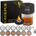 Electric Whiskey Smoker Kit, Rechargeable Cocktail Smoker With 6 Wood Chips, Flameless Heating System, Old Fashioned Drink Smoker Kit, Bourbon Whiskey Gifts For Men,Dad,Husband