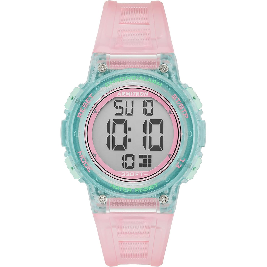 Armitron Sport Women'S Digital Chronograph Resin Strap Watch