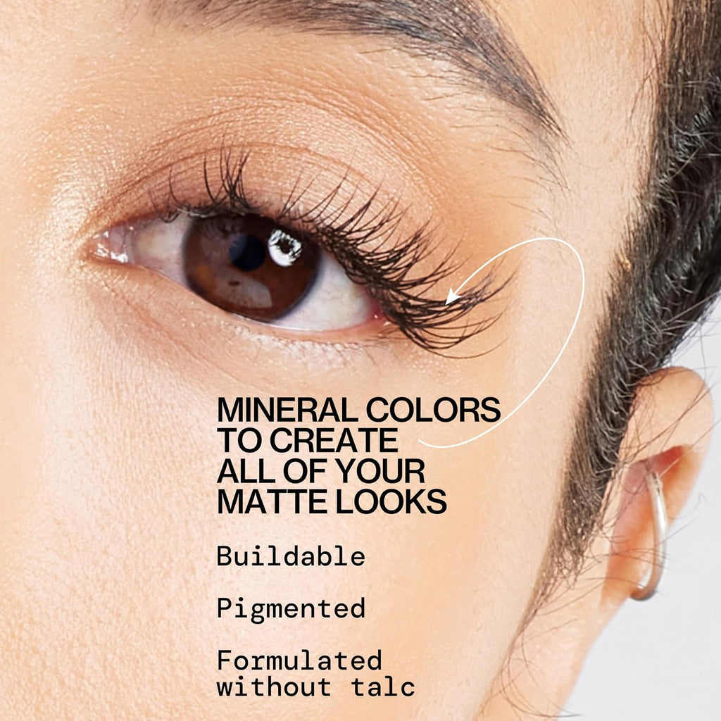 Pacifica Pink Nudes Mineral Eyeshadow Palette, 10 Neutral Shades, For Natural Or Smoky Eye Look, Naked Eye Makeup, Longwearing & Blendable, Vegan, Cruelty Free Ophthalmologist Tested