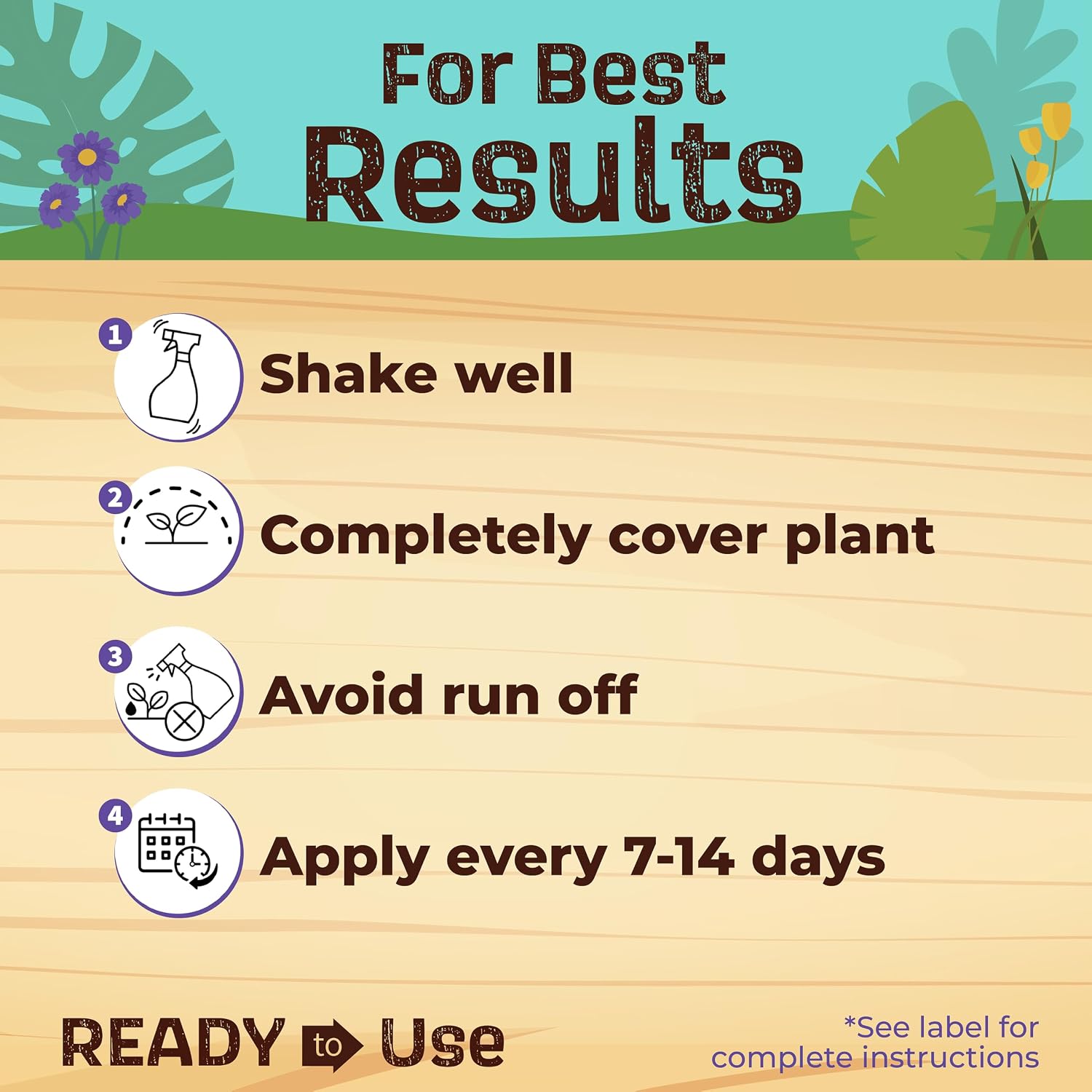 Bonide Captain Jack'S Neem Max Ready-To-Use Spray, 64 Oz | Cold Pressed Neem Oil, For Indoor Or Outdoor Plants, Organic Gardening