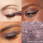 Laura Geller New York Kajal Longwear Kohl Eyeliner Pencil – Smoky Plum – Smooth, Blendable Application, Long-Wearing, Non-Creasing – Infused With Caffeine & Vitamin E – Built-In Sharpener