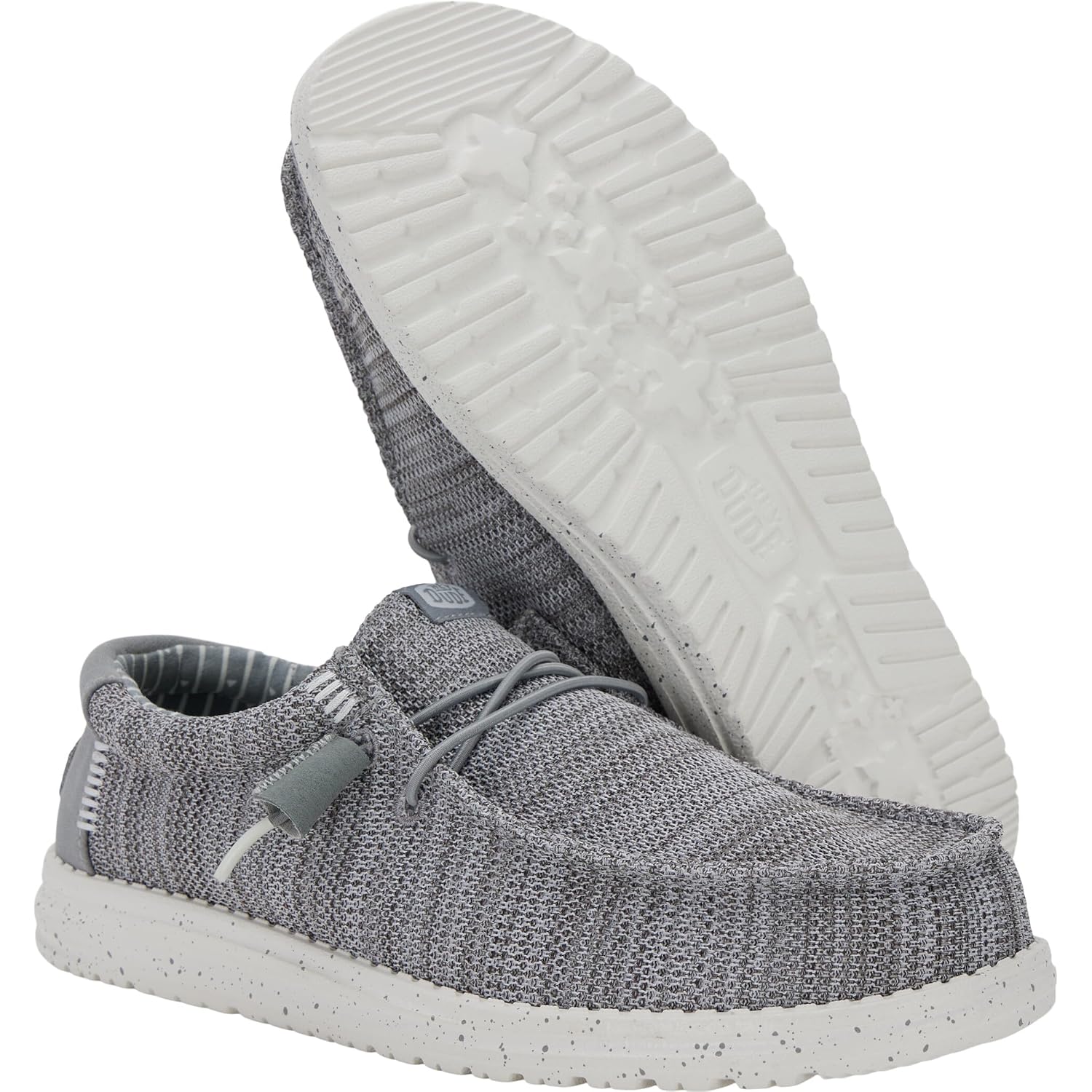 Heydude Men’S Wally Stretch Sox Slip-On Loafer, Lightweight, Breathable, With Flex & Fold Outsole