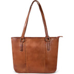 Leather Purse For Women - Real Leather Tote For Women - Ladies Shoulder Handbag For Work, Travel, Casual Use