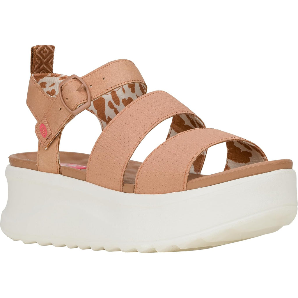 Heydude Womens Delray Buckle Classic Sandal | Lightweight Platform Sandal With Eva Footbed And Adjustable Buckle