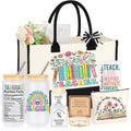 Teacher Appreciation Gifts for Women, End of Year Thank You Gifts for Teachers Basket Set of 7