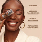 Revlon Liquid Foundation, ColorStay Face Makeup for Combination & Oily Skin, SPF 15, Medium-Full Coverage with Matte Finish, 150 Buff, 1 Fl Oz