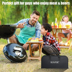31Pcs Bbq Grill Accessories Gifts For Men Dad, Heavy Duty Grilling Tools Gift Set For Father‘S Day, Stainless Steel Bbq Utensils Kit With Mats, Grill Brush In Carrying Bag Brown