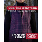 Stormy Kromer The Ida Outfitter, Wool Blend Outdoor Vest, Full Zip W/Princess Seams, Three Pockets, Unlined Lightweight Fit