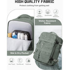 Wepadre Vacuum Backpack Travel With Pump Travel Backpack With Vacuum System Expandable Vacpack Compression Backpacks For Travel Easy Vac Pack Carry On Luggage