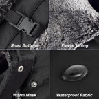 mysuntown Winter Hats for Women Men Trapper Ushanka Hat with Ear Flaps Warm Russian Bomber Hats for Cold Weather