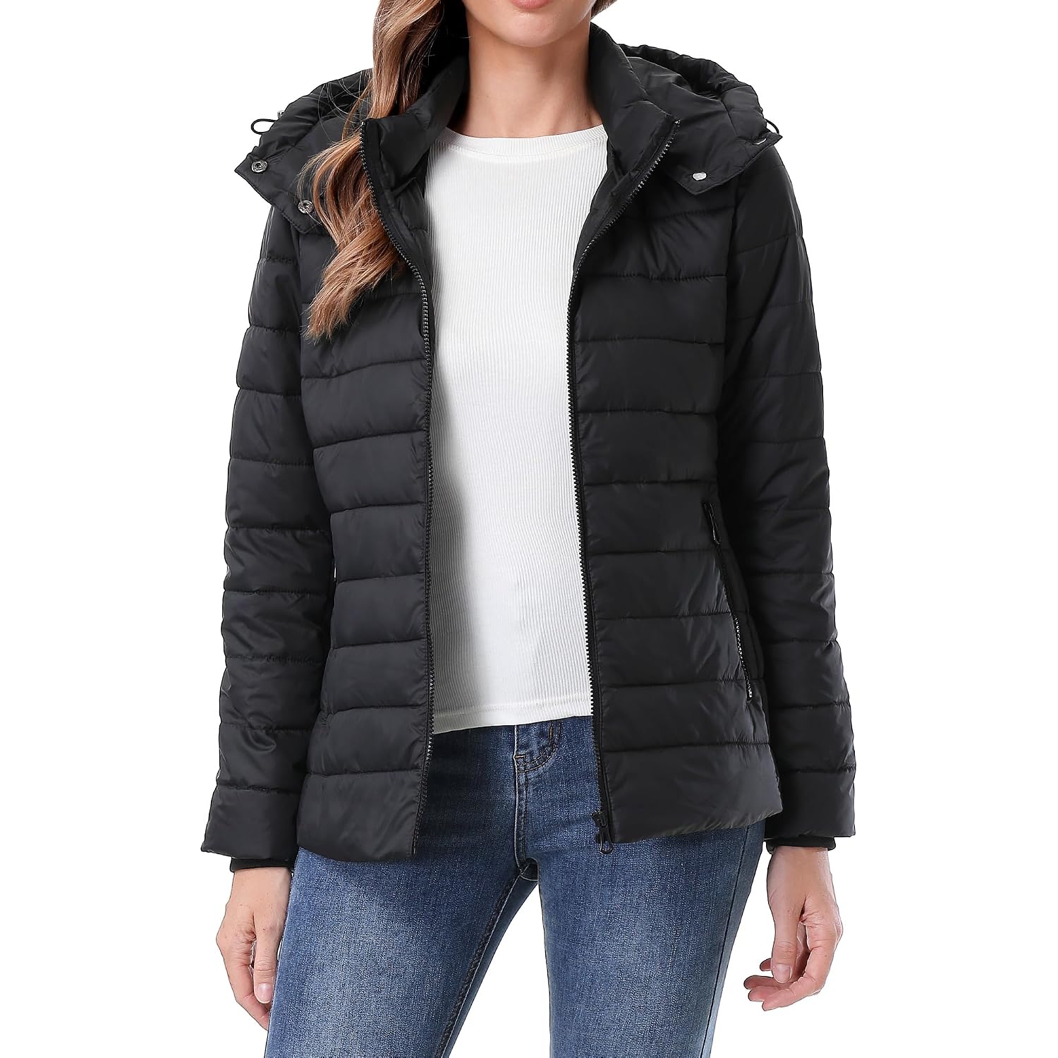Women'S Winter Coat Lightweight Waterproof Puffer Jacket - Quilted Short Down Coat For Women, Warm Winter Jacket