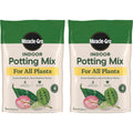Miracle-Gro Indoor Potting Mix For All Plants, 6 Qt., 2-Pack | Use With Houseplants And More, Feeds For Up To 6 Months