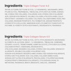Medicube Glass Skin Collagen Trial Kit | Korean Skincare Set And Kit | Gifts For Women | 4-Step Skincare Set For Glowy Skin | Travel Size