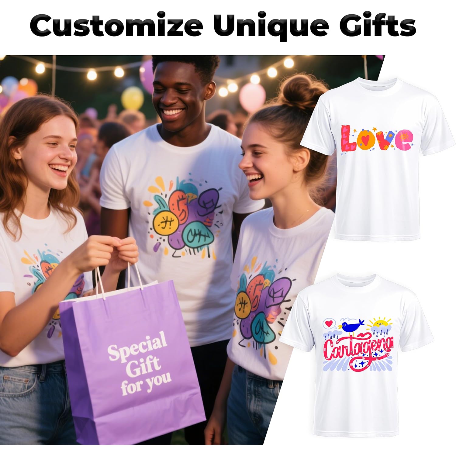 Joyclub White T Shirts Polyester Bulk Sublimation Blanks Wholesale Unisex Crew Neck Short Sleeve For Heat Transfer