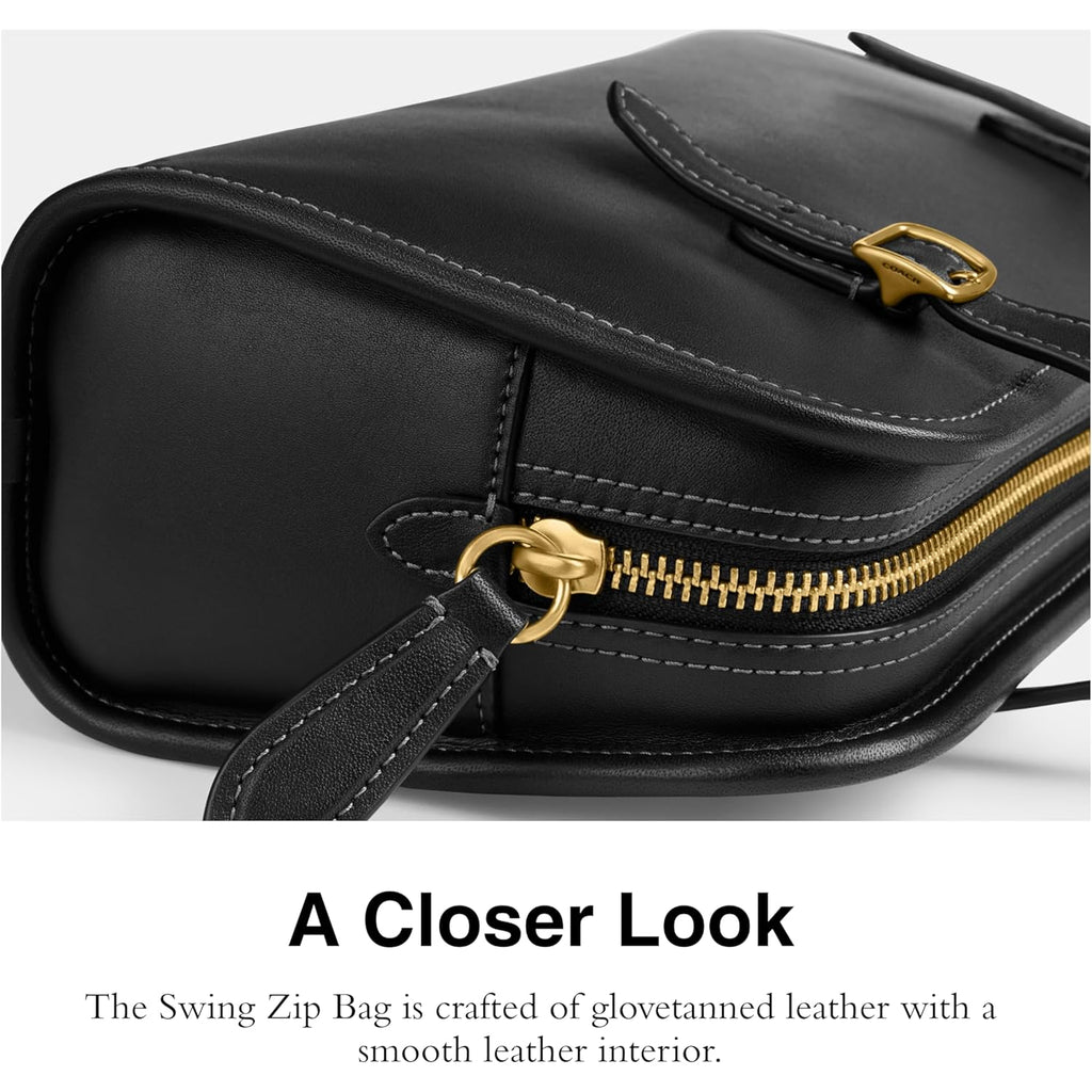 COACH Swing Zip Bag with Grommets