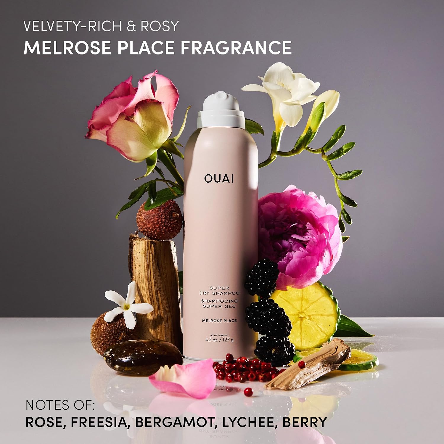Ouai Super Travel Size Dry Shampoo - Volumizing Dry Shampoo - Absorbs Oil, Dirt & Sweat - Blends Seamlessly Into Hair With Zero Residue & Enriched With A Long-Lasting Scent - Melrose Place (2 Oz)