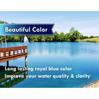 Blue Lake And Pond Dye - One Gallon Of Professional Lake & Pond Dye - Treats Up To 1 Acre - Royal Blue Color - Safe For Fish, Wildlife, Pets & Children