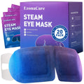 Steam Eye Masks For Dry Eyes, 45 Min+ Heated Eye Mask, Disposable Self Heating Warm Compress, Fast Relief For Eye Strain & Stye, Long Lasting Sleep & Travel Essentials, Unscented (20 Pack)