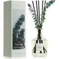 Wild Mint & Eucalyptus Reed Diffuser – 6.76 Oz Essential Oil With 8 Reeds & Real Eucalyptus Sticks, Home Fragrance For Bedroom Or Bathroom Décor