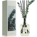 Wild Mint & Eucalyptus Reed Diffuser – 6.76 Oz Essential Oil With 8 Reeds & Real Eucalyptus Sticks, Home Fragrance For Bedroom Or Bathroom Décor