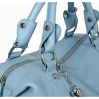 Heshe Womens Genuine Leather Purse Satchel Tote Bags Ladies Real Leather Bags Crossbody Handbags