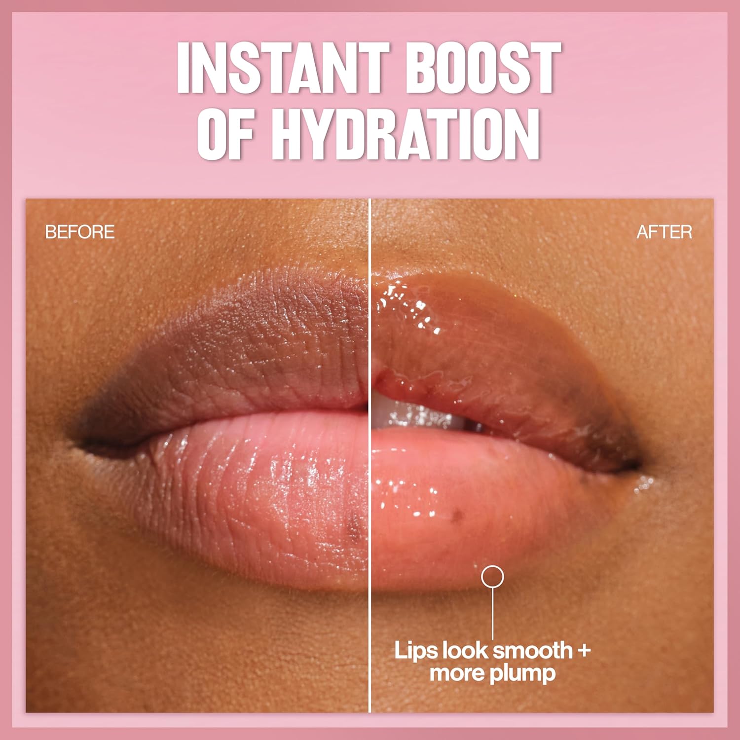 REVLON Super Lustrous Glimmer Lip Oil, Moisturizing & Tinted, Shiny Finish, Made with Plant-Based Squalane, 007 Posh Peach, 0.13 fl oz